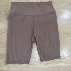 All Fenix tan ribbed biker shorts size XL